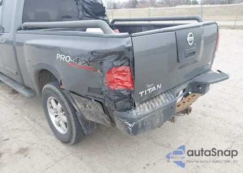 2008 Nissan Titan Pro-4X z USA, uszkodzony, nr VIN 1N6BA06C98N320050